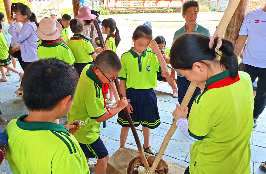 研学活动现场。