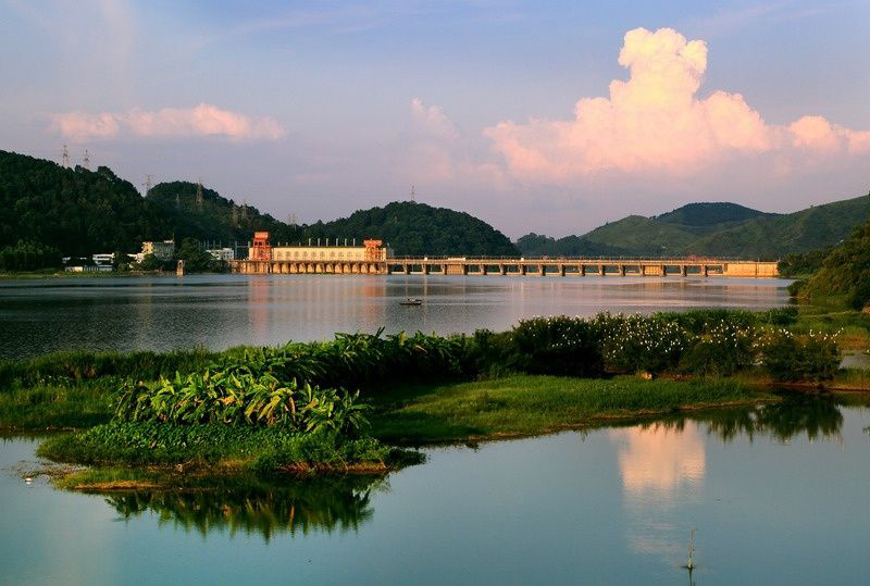 西津湖旅游风景区。横州市融媒体中心供图