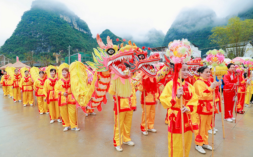 “春龙”仰首,万象启新。龙州县委宣传部供图